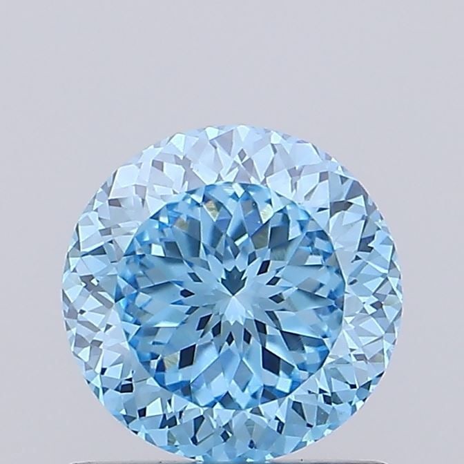 Loose Diamond - ROUND 1.05ct Fancy Vivid Blue VVS2: Loose Diamond - ROUND 1.05ct Fancy Vivid Blue VVS2 Source: This is a real non-mined Diamond that has been grown in a lab Shape: ROUND Carats: 1.05 Color: Fancy Vivid Blue Certification: IGI Video: