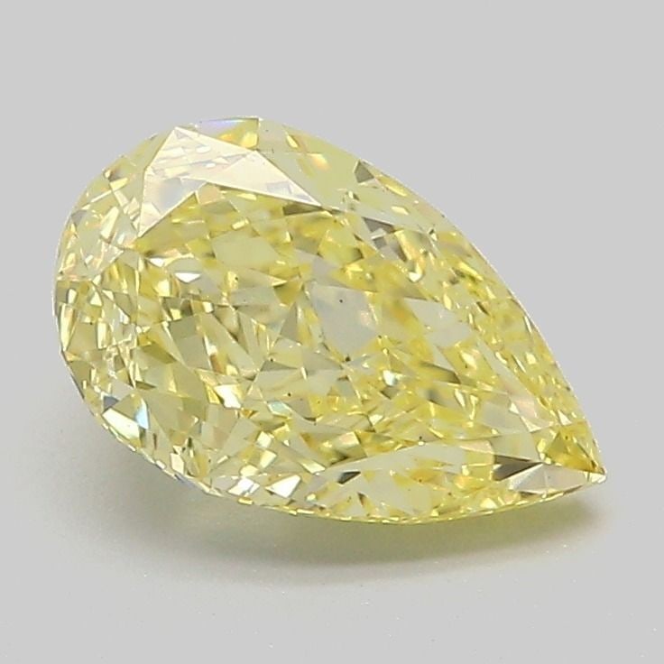 Loose Diamond - PEAR 1.55ct Fancy Intense Yellow VS2: Loose Diamond - PEAR 1.55ct Fancy Intense Yellow VS2 Source: This is a real non-mined Diamond that has been grown in a lab Shape: PEAR Carats: 1.55 Color: Fancy Intense Yellow Certification: IGI Video