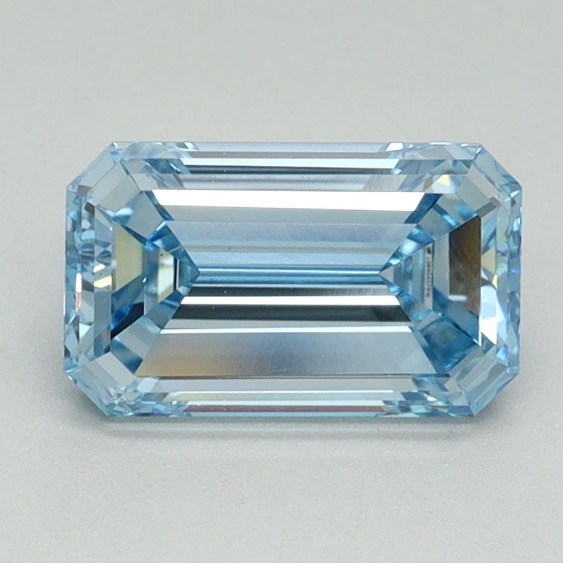 Loose Diamond - EMERALD 1.5ct Fancy Intense Blue VS2: Loose Diamond - EMERALD 1.5ct Fancy Intense Blue VS2 Source: This is a real non-mined Diamond that has been grown in a lab Shape: EMERALD Carats: 1.5 Color: Fancy Intense Blue Certification: IGI