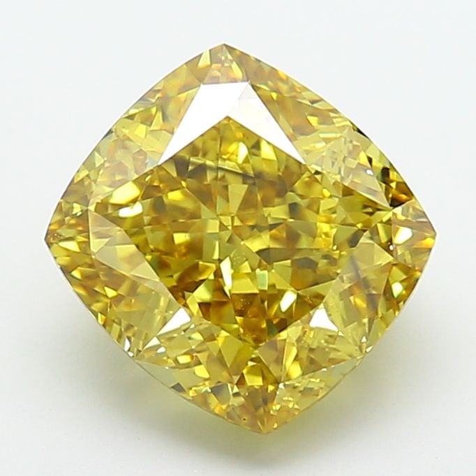 Loose Diamond - CUSHION MODIFIED 6.07ct Fancy Vivid Yellow VS2: Loose Diamond - CUSHION MODIFIED 6.07ct Fancy Vivid Yellow VS2 Source: This is a real non-mined Diamond that has been grown in a lab Shape: CUSHION MODIFIED Carats: 6.07 Color: Fancy Vivid Yellow