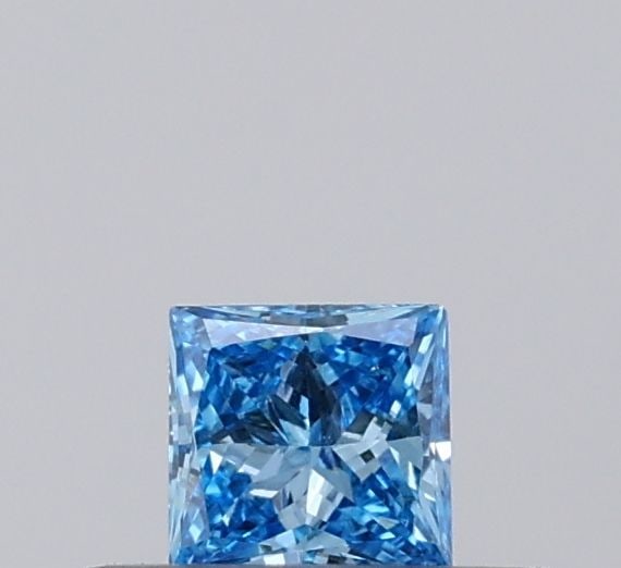 Loose Diamond - PRINCESS 0.17ct Fancy Vivid Blue VS1: Loose Diamond - PRINCESS 0.17ct Fancy Vivid Blue VS1 Source: This is a real non-mined Diamond that has been grown in a lab Shape: PRINCESS Carats: 0.17 Color: Fancy Vivid Blue Certification: IGI