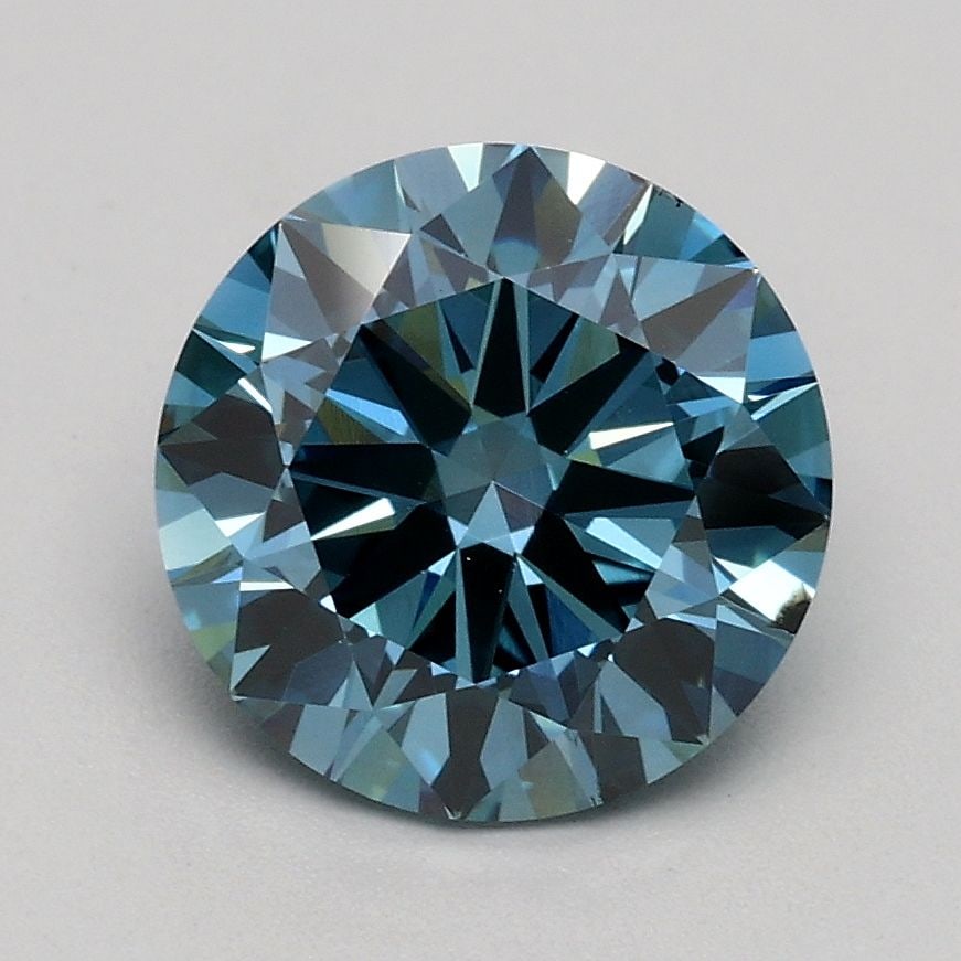 Loose Diamond - ROUND 1.5ct Fancy Vivid Blue SI1: Loose Diamond - ROUND 1.5ct Fancy Vivid Blue SI1 Source: This is a real non-mined Diamond that has been grown in a lab Shape: ROUND Carats: 1.5 Color: Fancy Vivid Blue Certification: IGI Video: