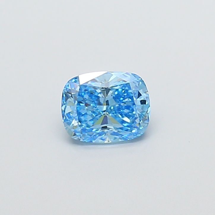 Loose Diamond - CUSHION BRILLIANT 0.93ct Fancy Vivid Blue VS2: Loose Diamond - CUSHION BRILLIANT 0.93ct Fancy Vivid Blue VS2 Source: This is a real non-mined Diamond that has been grown in a lab Shape: CUSHION BRILLIANT Carats: 0.93 Color: Fancy Vivid Blue