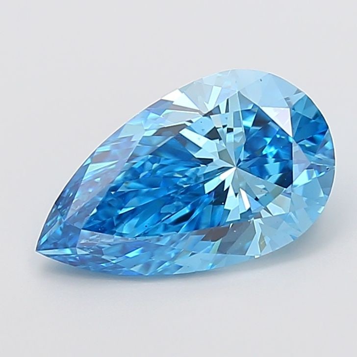 Loose Diamond - PEAR 3.3ct Fancy Vivid Blue VS2: Loose Diamond - PEAR 3.3ct Fancy Vivid Blue VS2 Source: This is a real non-mined Diamond that has been grown in a lab Shape: PEAR Carats: 3.3 Color: Fancy Vivid Blue Certification: IGI Video: Video