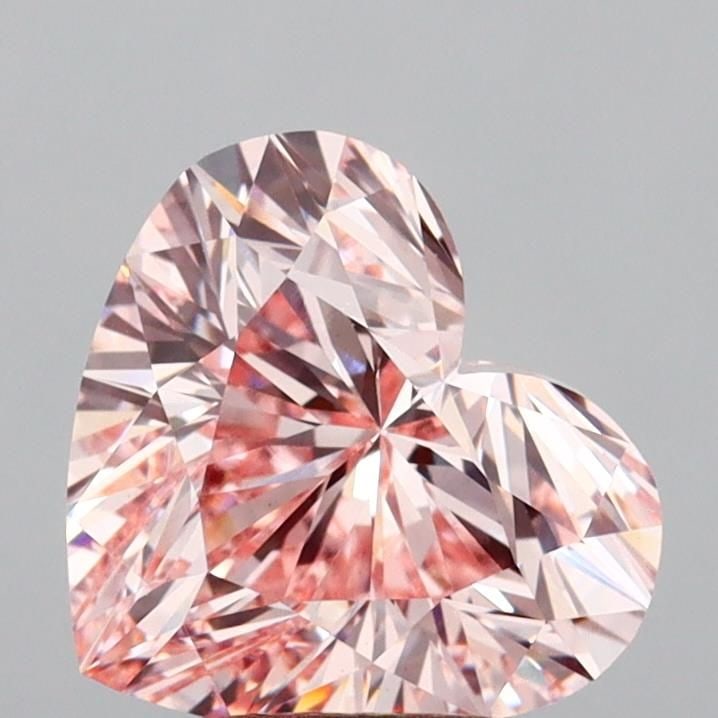 Loose Diamond - HEART 3.2ct Fancy Intense Pink VS1: Loose Diamond - HEART 3.2ct Fancy Intense Pink VS1 Source: This is a real non-mined Diamond that has been grown in a lab Shape: HEART Carats: 3.2 Color: Fancy Intense Pink Certification: IGI Video: