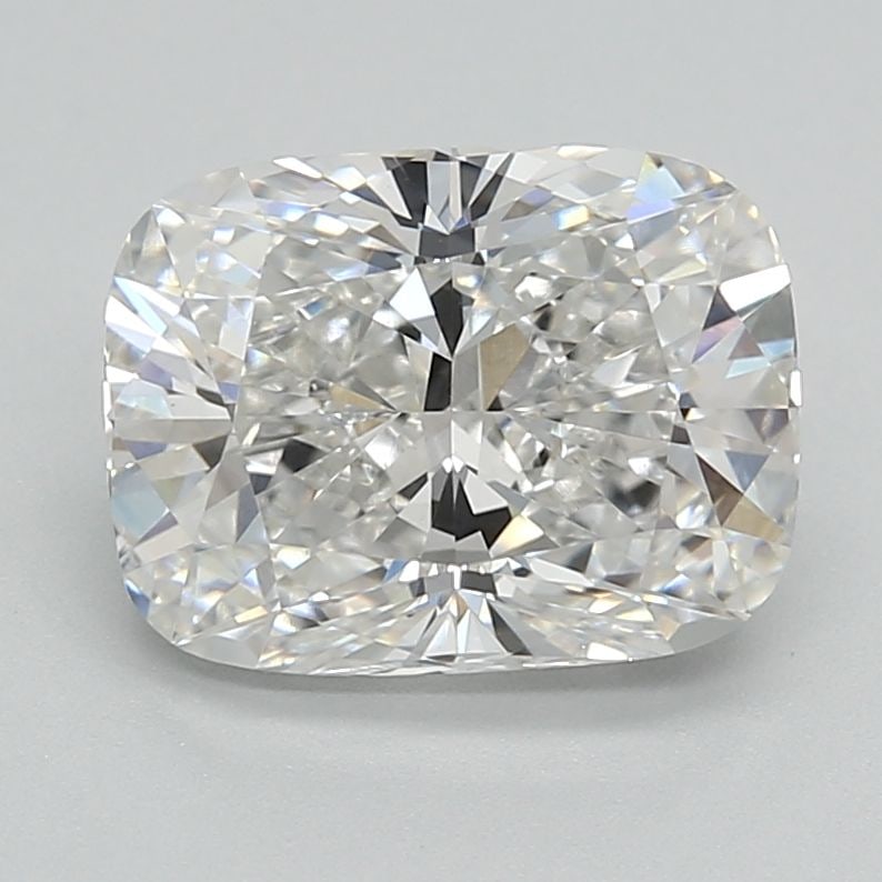 Loose Diamond - CUSHION MODIFIED 2.51ct E VVS2: Loose Diamond - CUSHION MODIFIED 2.51ct E VVS2 Source: This is a real non-mined Diamond that has been grown in a lab Shape: CUSHION MODIFIED Carats: 2.51 Color: E Clarity: VVS2 Certification: IGI Vide
