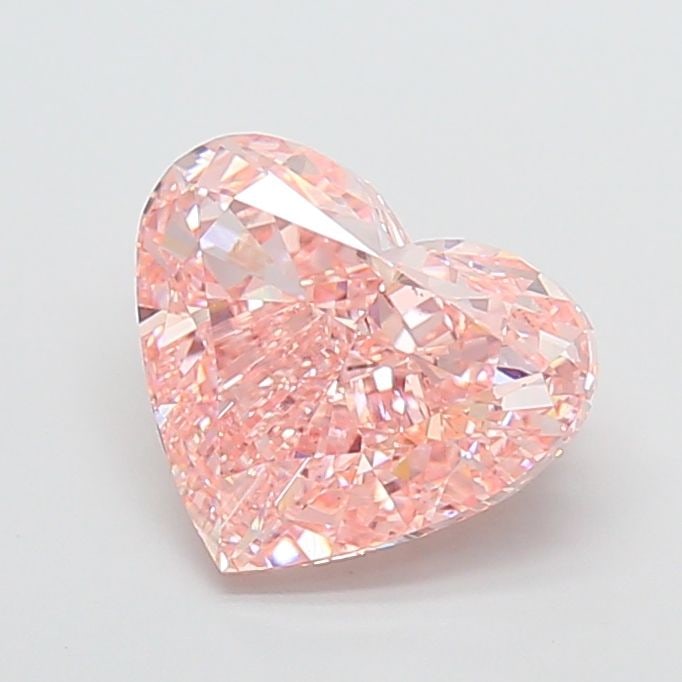 Loose Diamond - HEART 4.04ct Fancy Vivid Pink VS1: Loose Diamond - HEART 4.04ct Fancy Vivid Pink VS1 Source: This is a real non-mined Diamond that has been grown in a lab Shape: HEART Carats: 4.04 Color: Fancy Vivid Pink Certification: IGI PLEASE NOTE