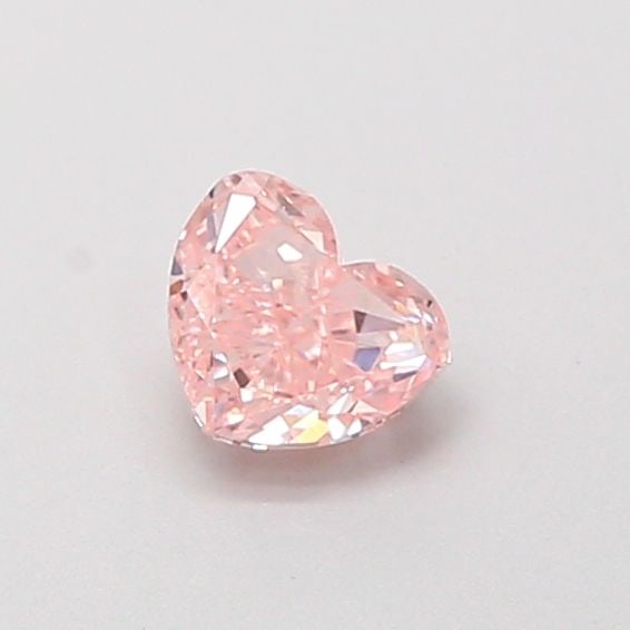 Loose Diamond - HEART 0.43ct Fancy Vivid Pink VVS2: Loose Diamond - HEART 0.43ct Fancy Vivid Pink VVS2 Source: This is a real non-mined Diamond that has been grown in a lab Shape: HEART Carats: 0.43 Color: Fancy Vivid Pink Certification: IGI Video: