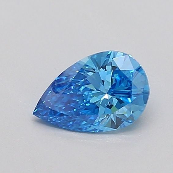 Loose Diamond - PEAR 0.41ct Fancy Vivid Blue VS1: Loose Diamond - PEAR 0.41ct Fancy Vivid Blue VS1 Source: This is a real non-mined Diamond that has been grown in a lab Shape: PEAR Carats: 0.41 Color: Fancy Vivid Blue Certification: IGI Video: Video