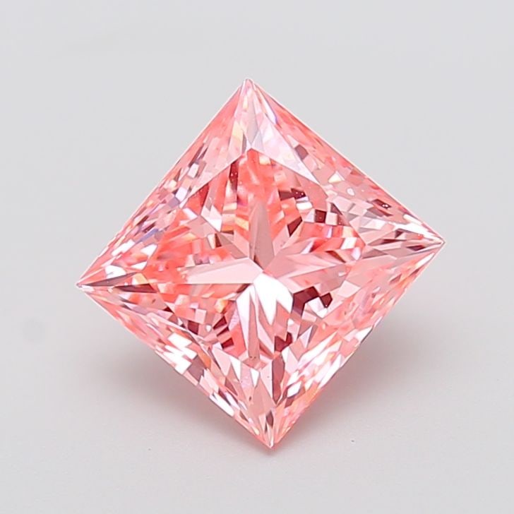 Loose Diamond - PRINCESS 3.07ct Fancy Vivid Pink VS1: Loose Diamond - PRINCESS 3.07ct Fancy Vivid Pink VS1 Source: This is a real non-mined Diamond that has been grown in a lab Shape: PRINCESS Carats: 3.07 Color: Fancy Vivid Pink Certification: IGI PLEAS