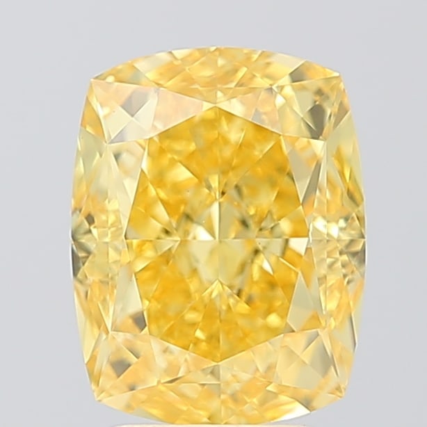 Loose Diamond - CUSHION 3.62ct YELLOW VVS2: Loose Diamond - CUSHION 3.62ct YELLOW VVS2 Source: This is a real non-mined Diamond that has been grown in a lab Shape: CUSHION Carats: 3.62 Color: YELLOW Clarity: VVS2 Certification: IGI Condition: P