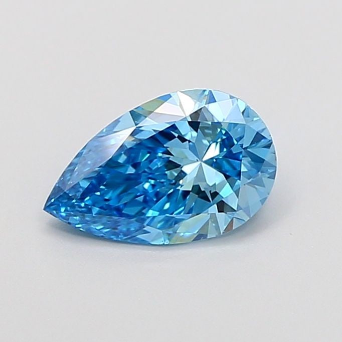 Loose Diamond - PEAR 1.0ct Fancy Vivid Blue VS1: Loose Diamond - PEAR 1.0ct Fancy Vivid Blue VS1 Source: This is a real non-mined Diamond that has been grown in a lab Shape: PEAR Carats: 1.0 Color: Fancy Vivid Blue Certification: IGI Video:
