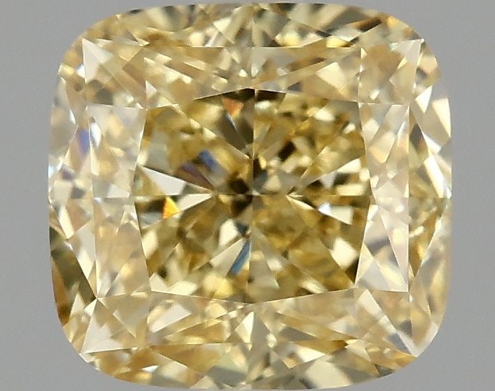Loose Diamond - CUSHION MODIFIED 1.96ct Fancy Intense Yellow VVS2: Loose Diamond - CUSHION MODIFIED 1.96ct Fancy Intense Yellow VVS2 Source: This is a real non-mined Diamond that has been grown in a lab Shape: CUSHION MODIFIED Carats: 1.96 Color: Fancy Intense Yellow