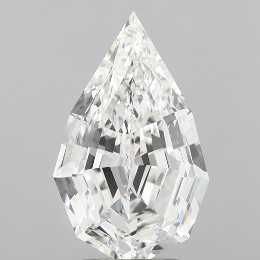 Loose Diamond - PEAR STEP 2.16ct E VS1: Loose Diamond - PEAR STEP 2.16ct E VS1 Source: This is a real non-mined Diamond that has been grown in a lab Shape: PEAR STEP Carats: 2.16 Color: E Clarity: VS1 Certification: IGI Condition: Pre-Owned