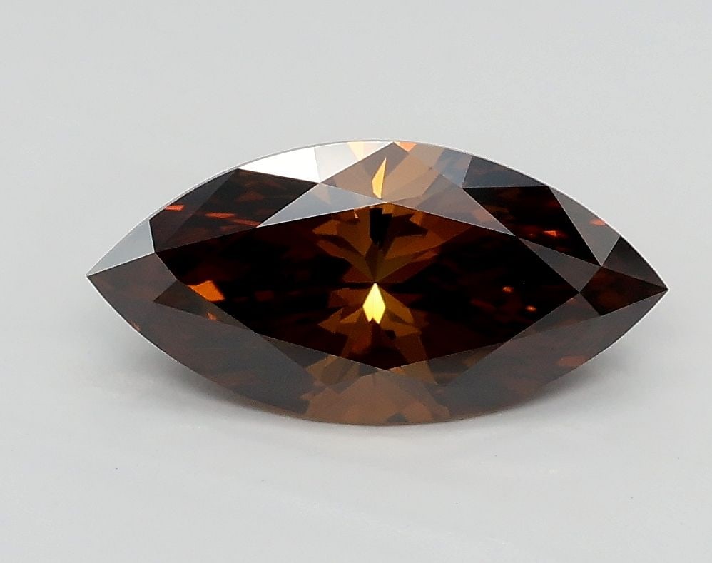 Loose Diamond - MARQUISE 1.2ct Fancy Deep Yellowish Brown VS1: Loose Diamond - MARQUISE 1.2ct Fancy Deep Yellowish Brown VS1 Source: This is a real non-mined Diamond that has been grown in a lab Shape: MARQUISE Carats: 1.2 Color: Fancy Deep Yellowish Brown Certif