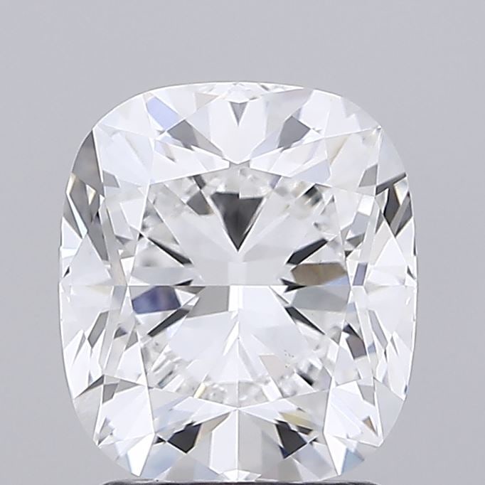 Loose Diamond - CUSHION 2.05ct E VVS2: Loose Diamond - CUSHION 2.05ct E VVS2 Source: This is a real non-mined Diamond that has been grown in a lab Shape: CUSHION Carats: 2.05 Color: E Clarity: VVS2 Certification: IGI Condition: Pre-Owned
