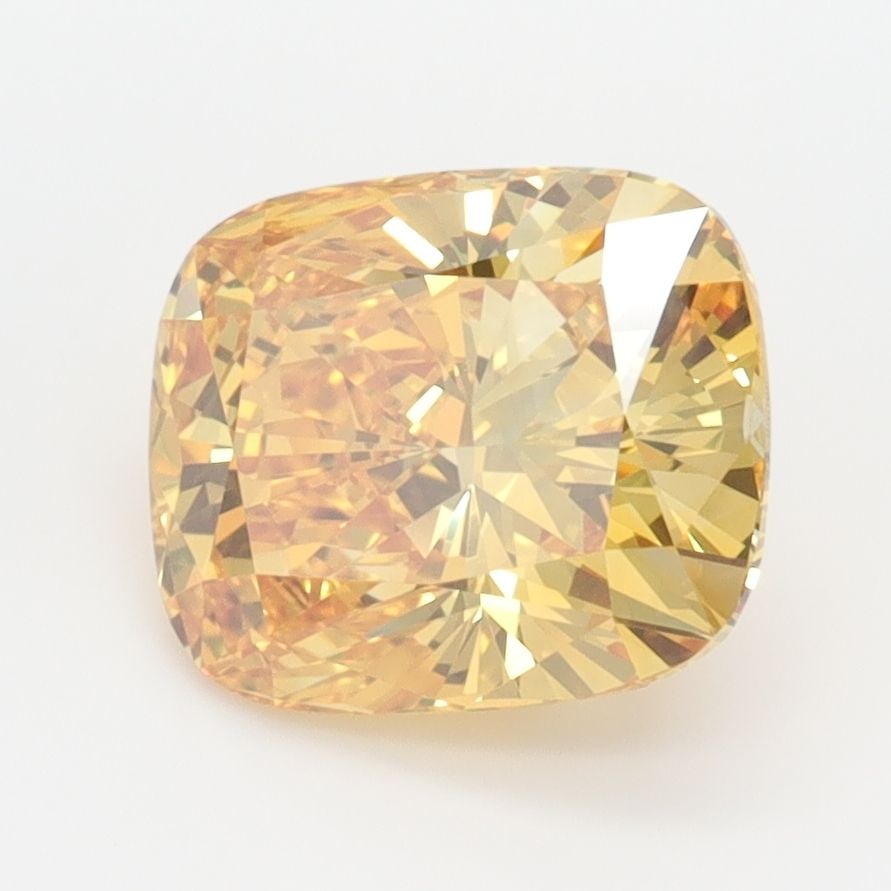 Loose Diamond - CUSHION BRILLIANT 2.47ct Fancy Vivid Yellow VVS2: Loose Diamond - CUSHION BRILLIANT 2.47ct Fancy Vivid Yellow VVS2 Source: This is a real non-mined Diamond that has been grown in a lab Shape: CUSHION BRILLIANT Carats: 2.47 Color: Fancy Vivid Yellow C