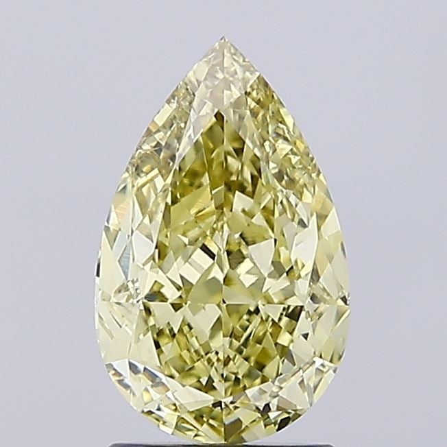 Loose Diamond - PEAR 2.21ct Fancy Vivid Yellow VS1: Loose Diamond - PEAR 2.21ct Fancy Vivid Yellow VS1 Source: This is a real non-mined Diamond that has been grown in a lab Shape: PEAR Carats: 2.21 Color: Fancy Vivid Yellow Certification: NONE Video: