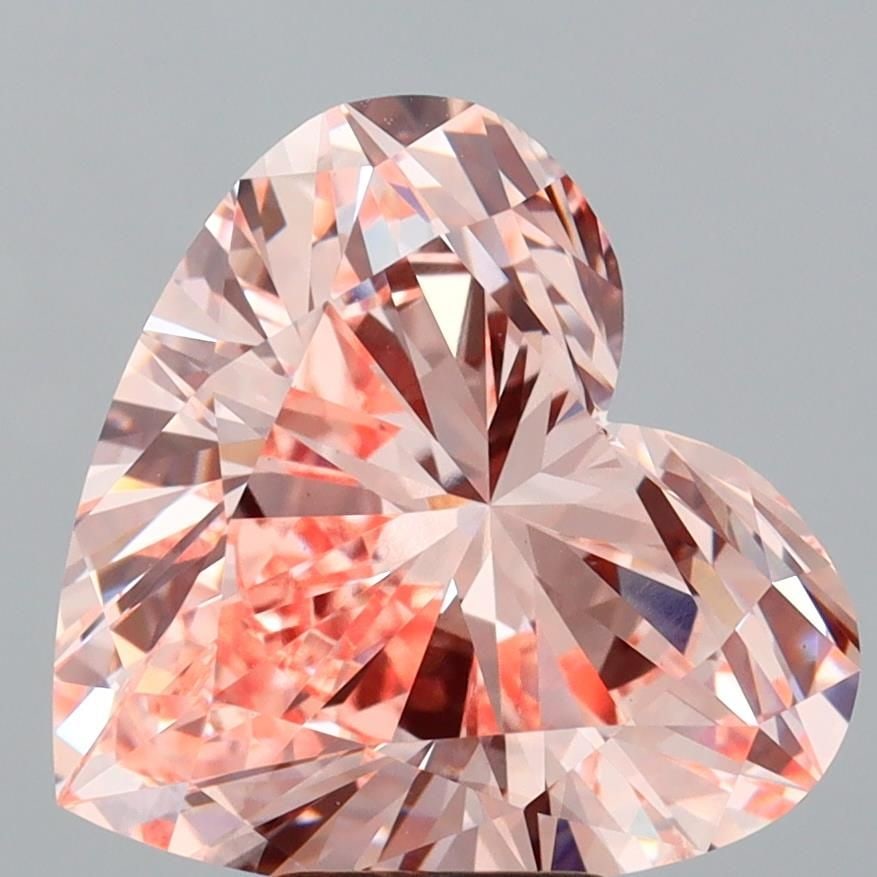 Loose Diamond - HEART 6.73ct Fancy Intense Pink VVS2: Loose Diamond - HEART 6.73ct Fancy Intense Pink VVS2 Source: This is a real non-mined Diamond that has been grown in a lab Shape: HEART Carats: 6.73 Color: Fancy Intense Pink Certification: IGI Video: