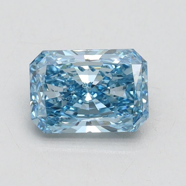 Loose Diamond - RADIANT 0.85ct Fancy Vivid Blue SI1: Loose Diamond - RADIANT 0.85ct Fancy Vivid Blue SI1 Source: This is a real non-mined Diamond that has been grown in a lab Shape: RADIANT Carats: 0.85 Color: Fancy Vivid Blue Certification: IGI Video: