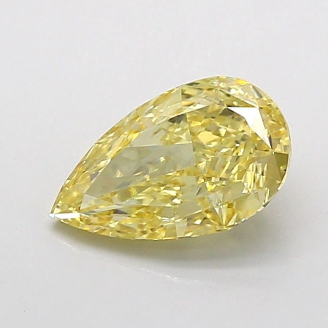 Loose Diamond - PEAR 1.01ct Fancy Intense Yellow VVS2: Loose Diamond - PEAR 1.01ct Fancy Intense Yellow VVS2 Source: This is a real non-mined Diamond that has been grown in a lab Shape: PEAR Carats: 1.01 Color: Fancy Intense Yellow Certification: IGI