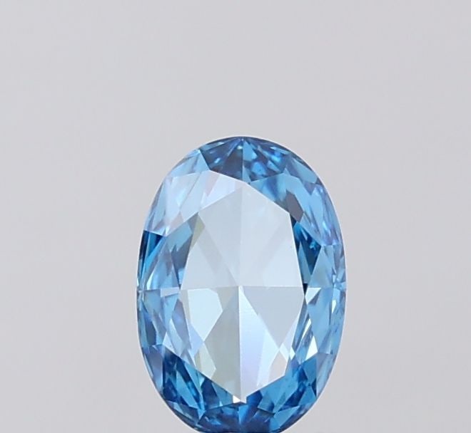 Loose Diamond - OVAL 0.8ct Fancy Vivid Blue VS1: Loose Diamond - OVAL 0.8ct Fancy Vivid Blue VS1 Source: This is a real non-mined Diamond that has been grown in a lab Shape: OVAL Carats: 0.8 Color: Fancy Vivid Blue Certification: IGI Video: