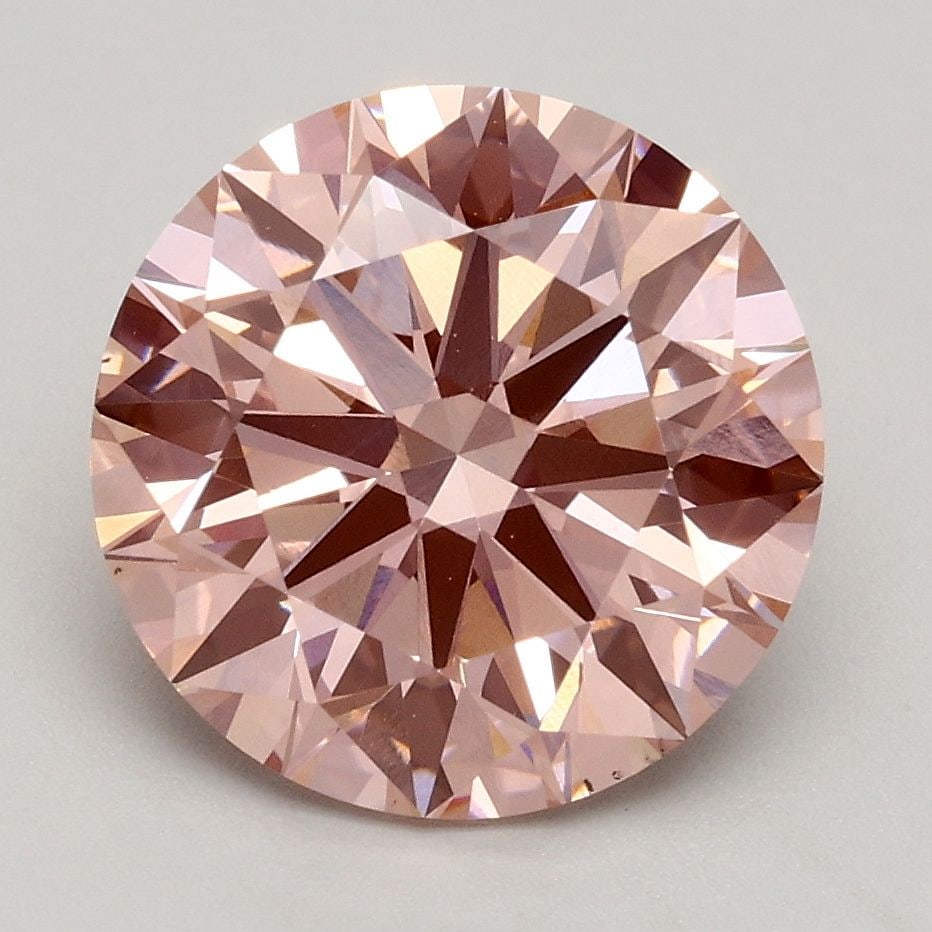 Ideal Loose Diamond - ROUND 2.63ct Fancy Intense Pink VS1: Ideal Loose Diamond - ROUND 2.63ct Fancy Intense Pink VS1 Source: This is a real non-mined Diamond that has been grown in a lab Shape: ROUND Carats: 2.63 Color: Fancy Intense Pink Certification: IGI