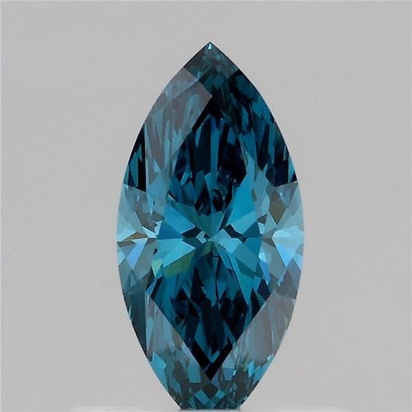 Loose Diamond - MARQUISE 0.46ct Fancy Vivid Blue VS1: Loose Diamond - MARQUISE 0.46ct Fancy Vivid Blue VS1 Source: This is a real non-mined Diamond that has been grown in a lab Shape: MARQUISE Carats: 0.46 Color: Fancy Vivid Blue Certification: IGI