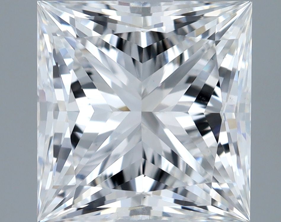 Loose Diamond - PRINCESS 2.33ct F VS1: Loose Diamond - PRINCESS 2.33ct F VS1 Source: This is a real non-mined Diamond that has been grown in a lab Shape: PRINCESS Carats: 2.33 Color: F Clarity: VS1 Certification: IGI Video: Video Link