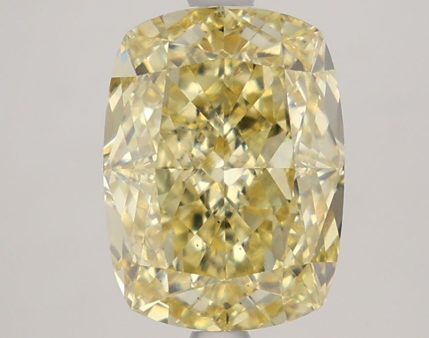 Loose Diamond - CUSHION MODIFIED 4.13ct Fancy Intense Yellow VS2: Loose Diamond - CUSHION MODIFIED 4.13ct Fancy Intense Yellow VS2 Source: This is a real non-mined Diamond that has been grown in a lab Shape: CUSHION MODIFIED Carats: 4.13 Color: Fancy Intense Yellow