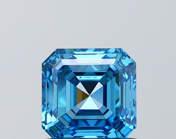 Loose Diamond - ASSCHER 1.07ct Fancy Vivid Blue VVS2: Loose Diamond - ASSCHER 1.07ct Fancy Vivid Blue VVS2 Source: This is a real non-mined Diamond that has been grown in a lab Shape: ASSCHER Carats: 1.07 Color: Fancy Vivid Blue Certification: IGI Video: