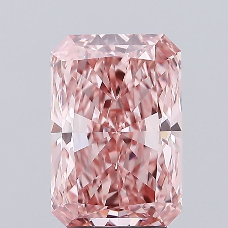 Loose Diamond - RADIANT 3.02ct Fancy Vivid Pink VVS2: Loose Diamond - RADIANT 3.02ct Fancy Vivid Pink VVS2 Source: This is a real non-mined Diamond that has been grown in a lab Shape: RADIANT Carats: 3.02 Color: Fancy Vivid Pink Certification: IGI Video: