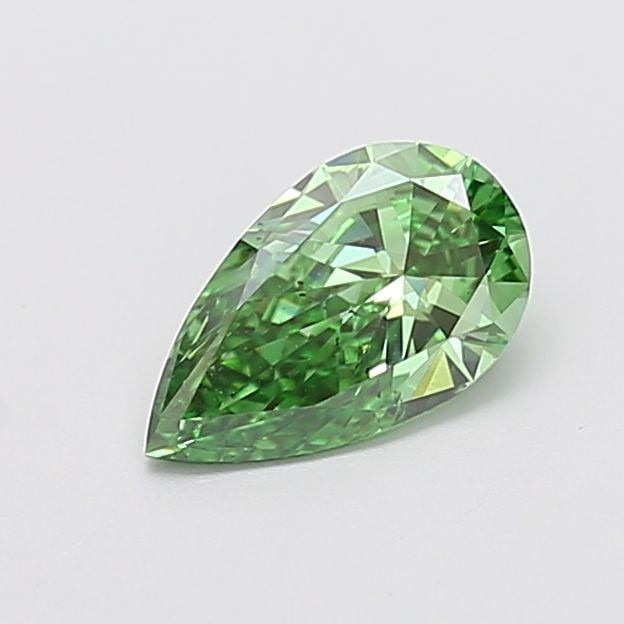 Loose Diamond - PEAR 1.0ct Fancy Vivid Green SI1: Loose Diamond - PEAR 1.0ct Fancy Vivid Green SI1 Source: This is a real non-mined Diamond that has been grown in a lab Shape: PEAR Carats: 1.0 Color: Fancy Vivid Green Certification: IGI Video: