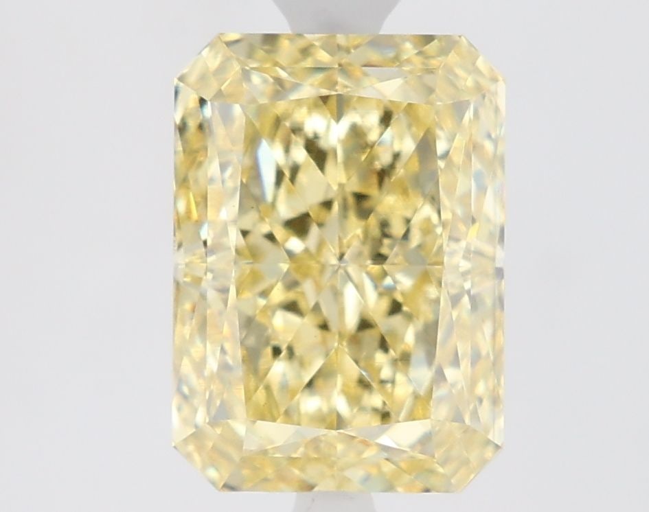 Loose Diamond - RADIANT 2.57ct Fancy Intense Yellow VS2: Loose Diamond - RADIANT 2.57ct Fancy Intense Yellow VS2 Source: This is a real non-mined Diamond that has been grown in a lab Shape: RADIANT Carats: 2.57 Color: Fancy Intense Yellow Certification: IGI