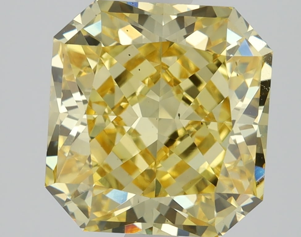 Loose Diamond - RADIANT 2.51ct YELLOW VS2: Loose Diamond - RADIANT 2.51ct YELLOW VS2 Source: This is a real non-mined Diamond that has been grown in a lab Shape: RADIANT Carats: 2.51 Color: YELLOW Clarity: VS2 Certification: IGI Condition: Pre
