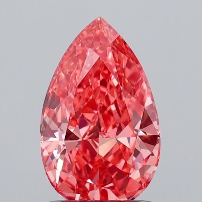 Loose Diamond - PEAR 1.1ct Fancy Vivid Pink VS1: Loose Diamond - PEAR 1.1ct Fancy Vivid Pink VS1 Source: This is a real non-mined Diamond that has been grown in a lab Shape: PEAR Carats: 1.1 Color: Fancy Vivid Pink Certification: IGI Video: Video