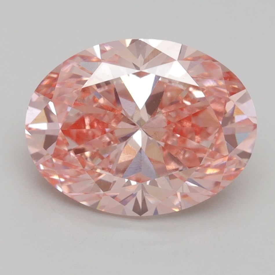 Loose Diamond - OVAL 3.06ct Fancy Vivid Pink VS1: Loose Diamond - OVAL 3.06ct Fancy Vivid Pink VS1 Source: This is a real non-mined Diamond that has been grown in a lab Shape: OVAL Carats: 3.06 Color: Fancy Vivid Pink Certification: IGI Video: