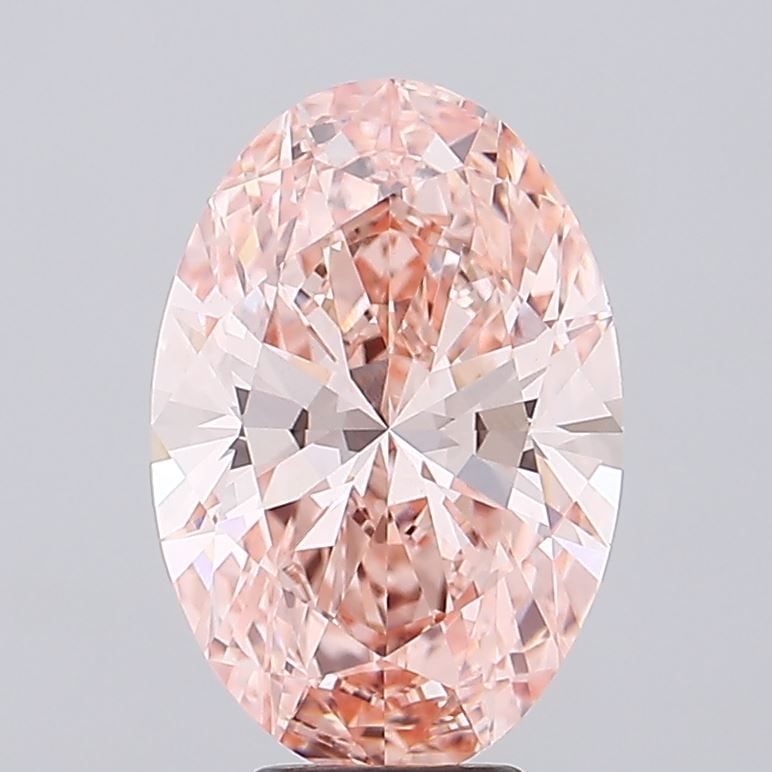 Loose Diamond - OVAL 6.06ct Fancy Vivid Pink VVS2: Loose Diamond - OVAL 6.06ct Fancy Vivid Pink VVS2 Source: This is a real non-mined Diamond that has been grown in a lab Shape: OVAL Carats: 6.06 Color: Fancy Vivid Pink Certification: IGI Video: