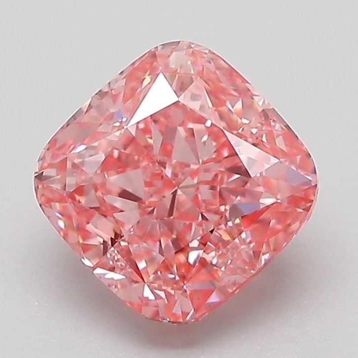 Loose Diamond - CUSHION MODIFIED 2.07ct Fancy Vivid Pink VS1: Loose Diamond - CUSHION MODIFIED 2.07ct Fancy Vivid Pink VS1 Source: This is a real non-mined Diamond that has been grown in a lab Shape: CUSHION MODIFIED Carats: 2.07 Color: Fancy Vivid Pink Certific