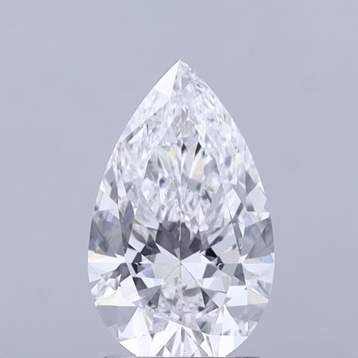 Loose Diamond - PEAR 2.08ct E VS2: Loose Diamond - PEAR 2.08ct E VS2 Source: This is a real non-mined Diamond that has been grown in a lab Shape: PEAR Carats: 2.08 Color: E Clarity: VS2 Certification: IGI Video: