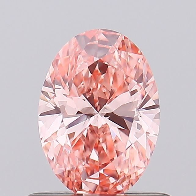 Loose Diamond - OVAL 0.54ct Fancy Vivid Pink VVS2: Loose Diamond - OVAL 0.54ct Fancy Vivid Pink VVS2 Source: This is a real non-mined Diamond that has been grown in a lab Shape: OVAL Carats: 0.54 Color: Fancy Vivid Pink Certification: IGI Video: