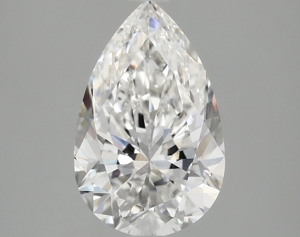 Loose Diamond - PEAR 2.45ct F VS2: Loose Diamond - PEAR 2.45ct F VS2 Source: This is a real non-mined Diamond that has been grown in a lab Shape: PEAR Carats: 2.45 Color: F Clarity: VS2 Certification: IGI Condition: Pre-Owned PLEASE NO