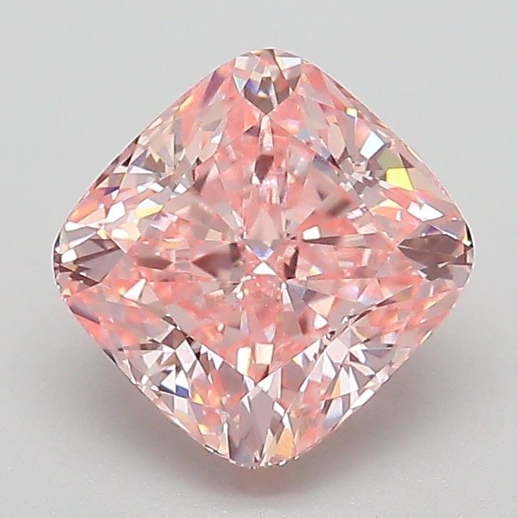 Loose Diamond - CUSHION MODIFIED 2.02ct Fancy Vivid Pink VS1: Loose Diamond - CUSHION MODIFIED 2.02ct Fancy Vivid Pink VS1 Source: This is a real non-mined Diamond that has been grown in a lab Shape: CUSHION MODIFIED Carats: 2.02 Color: Fancy Vivid Pink Certific
