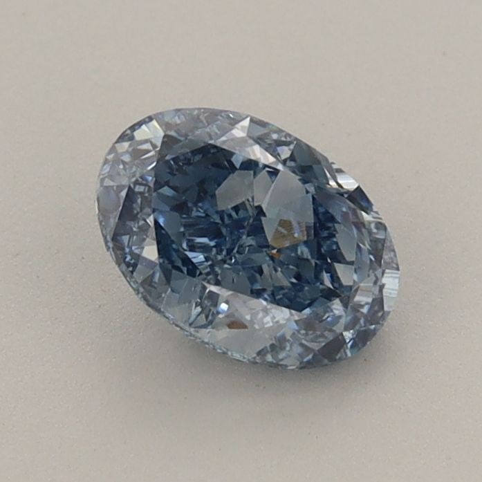 Loose Diamond - OVAL 0.81ct Fancy Vivid Blue VVS2: Loose Diamond - OVAL 0.81ct Fancy Vivid Blue VVS2 Source: This is a real non-mined Diamond that has been grown in a lab Shape: OVAL Carats: 0.81 Color: Fancy Vivid Blue Certification: IGI Video: