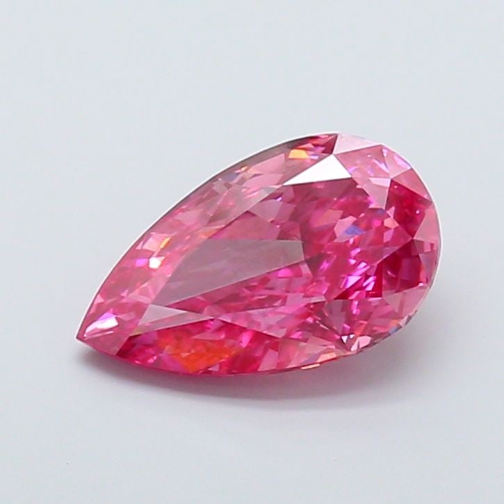 Loose Diamond - PEAR 5.0ct Fancy Vivid Pink VS2: Loose Diamond - PEAR 5.0ct Fancy Vivid Pink VS2 Source: This is a real non-mined Diamond that has been grown in a lab Shape: PEAR Carats: 5.0 Color: Fancy Vivid Pink Certification: IGI Video: