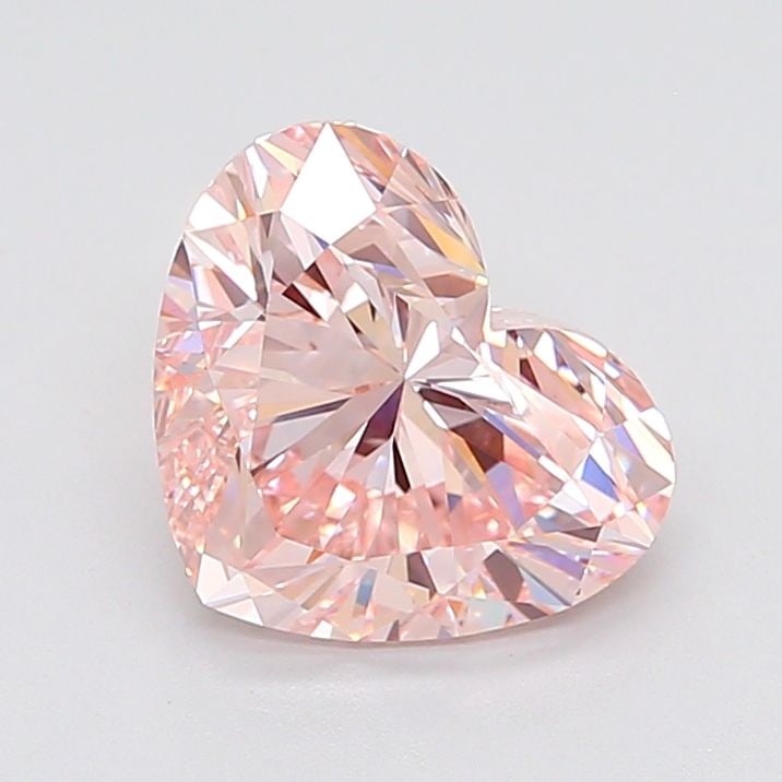 Loose Diamond - HEART 4.38ct Fancy Pink VVS2: Loose Diamond - HEART 4.38ct Fancy Pink VVS2 Source: This is a real non-mined Diamond that has been grown in a lab Shape: HEART Carats: 4.38 Color: Fancy Pink Certification: IGI Video: