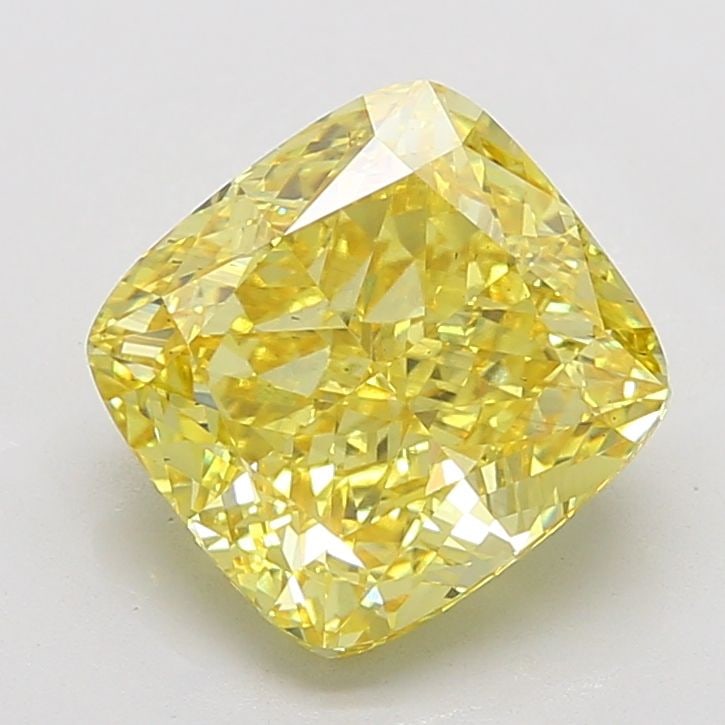 Loose Diamond - CUSHION MODIFIED 7.52ct Fancy Vivid Yellow VS2: Loose Diamond - CUSHION MODIFIED 7.52ct Fancy Vivid Yellow VS2 Source: This is a real non-mined Diamond that has been grown in a lab Shape: CUSHION MODIFIED Carats: 7.52 Color: Fancy Vivid Yellow Cert