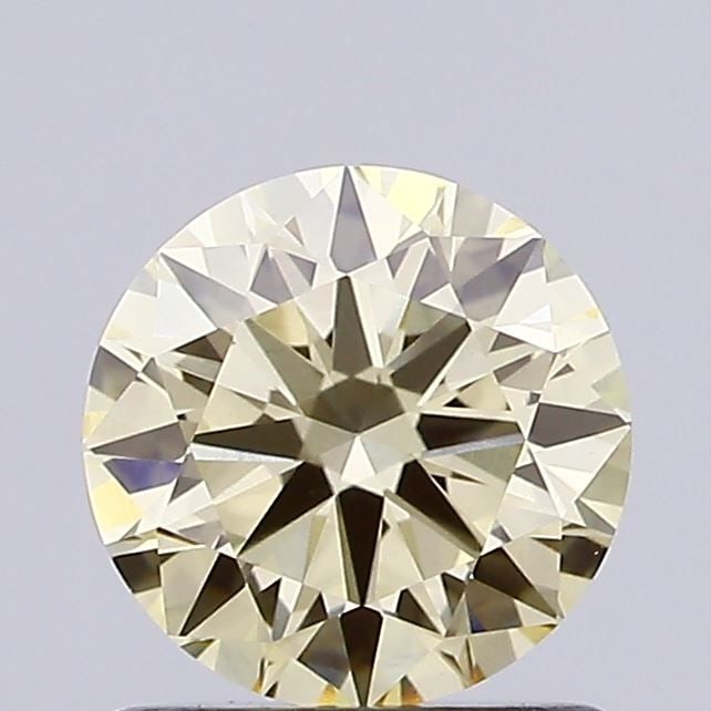 Loose Diamond - ROUND 0.89ct Fancy Light Yellow VS1: Loose Diamond - ROUND 0.89ct Fancy Light Yellow VS1 Source: This is a real non-mined Diamond that has been grown in a lab Shape: ROUND Carats: 0.89 Color: Fancy Light Yellow Certification: IGI Video: