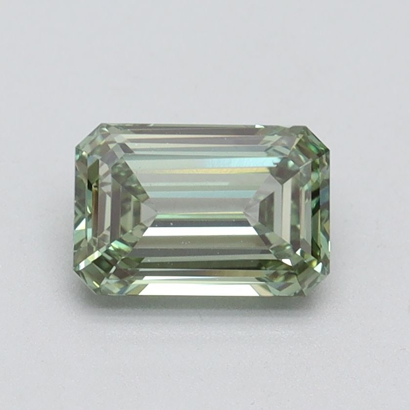 Loose Diamond - EMERALD 1.04ct Fancy Intense Green VS1: Loose Diamond - EMERALD 1.04ct Fancy Intense Green VS1 Source: This is a real non-mined Diamond that has been grown in a lab Shape: EMERALD Carats: 1.04 Color: Fancy Intense Green Certification: IGI V