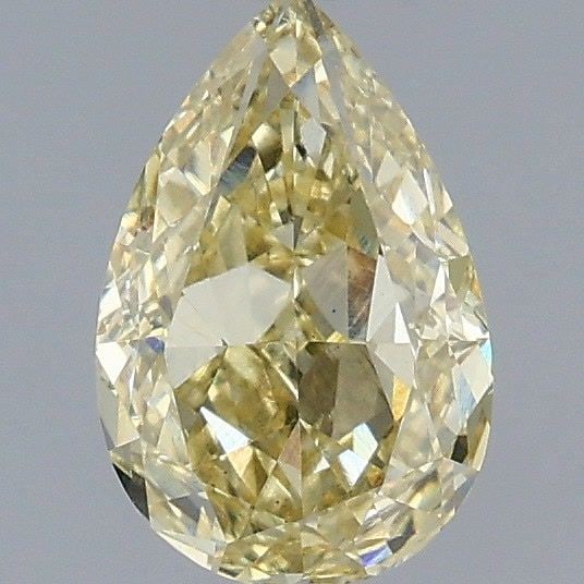 Loose Diamond - PEAR 1.07ct Fancy Yellow VS1: Loose Diamond - PEAR 1.07ct Fancy Yellow VS1 Source: This is a real non-mined Diamond that has been grown in a lab Shape: PEAR Carats: 1.07 Color: Fancy Yellow Certification: IGI Video: